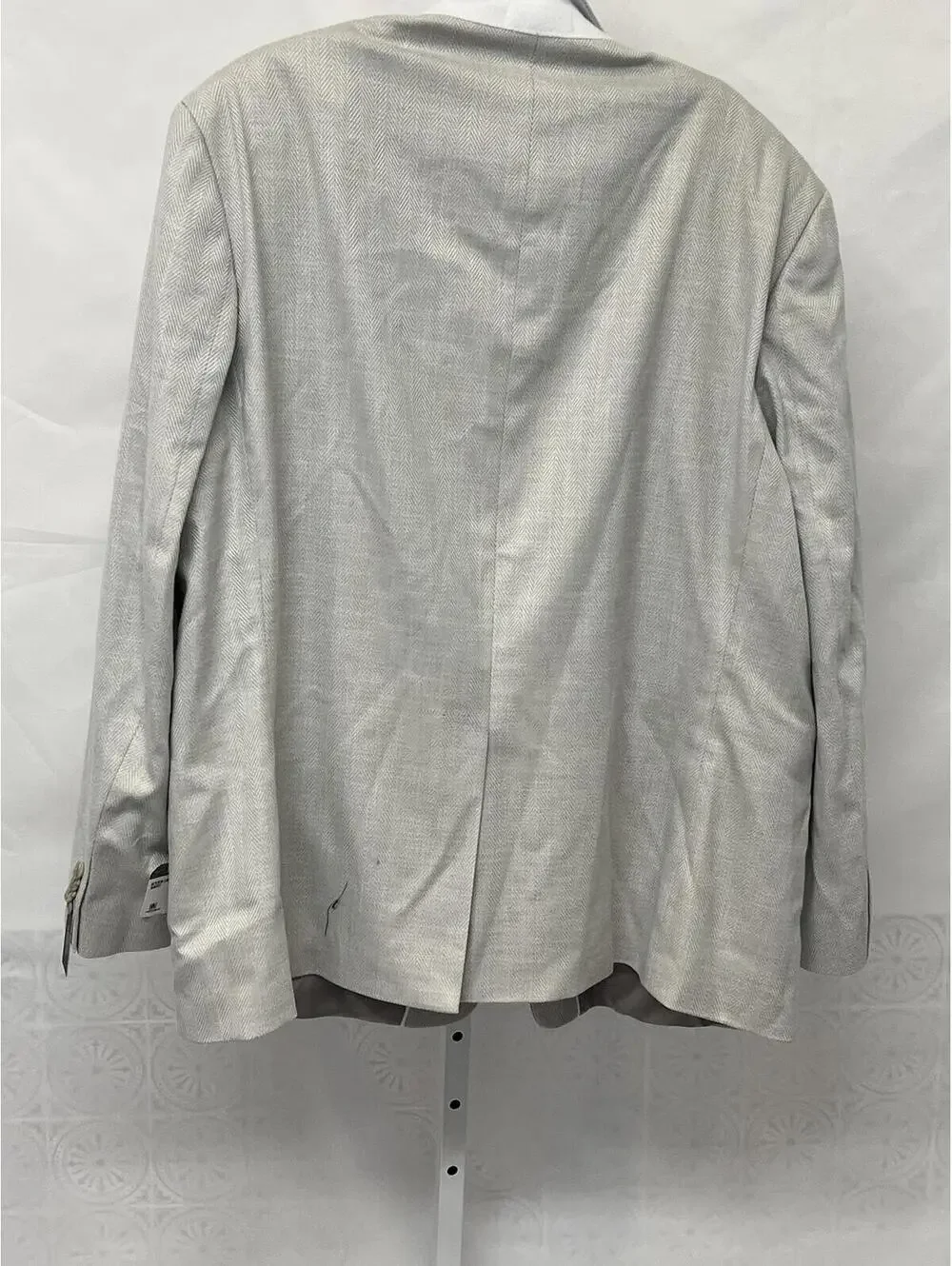 Michael Kors Kent Sport Coat Mens 43R Tan Classic-Fit Solid Fully Lined Stretch